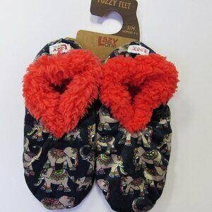 Women's Elephant Print Non-Skid Slippers Size S/M Women's Size 4-7 NEW